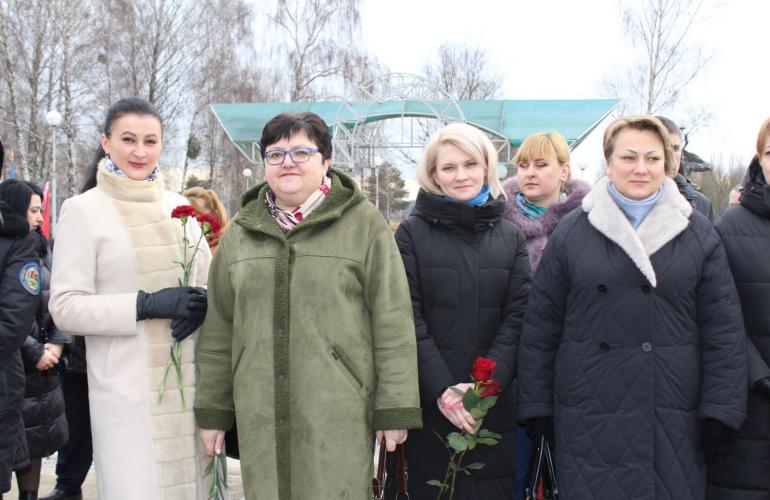 Митинг, посвящённый воинам-интернационалистам